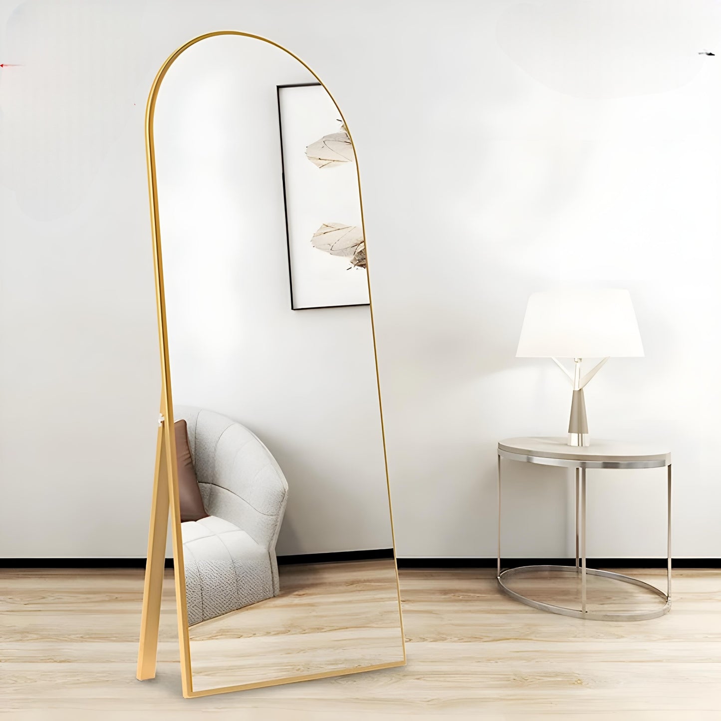 Full length mirror with stand or without stand wall mounted dressing mirror for bedroom living room home decor designs