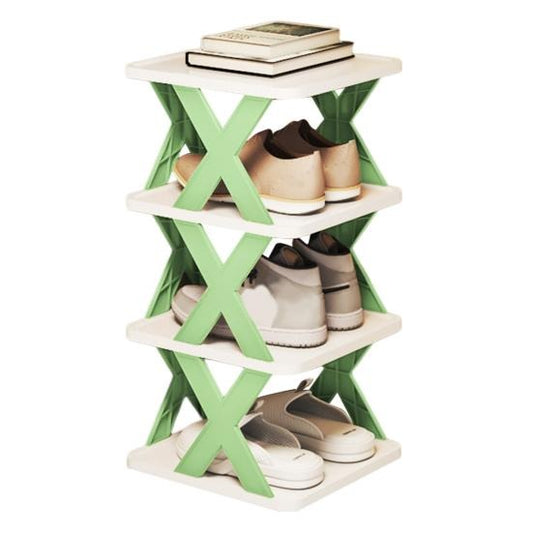 Five layer shoe rack