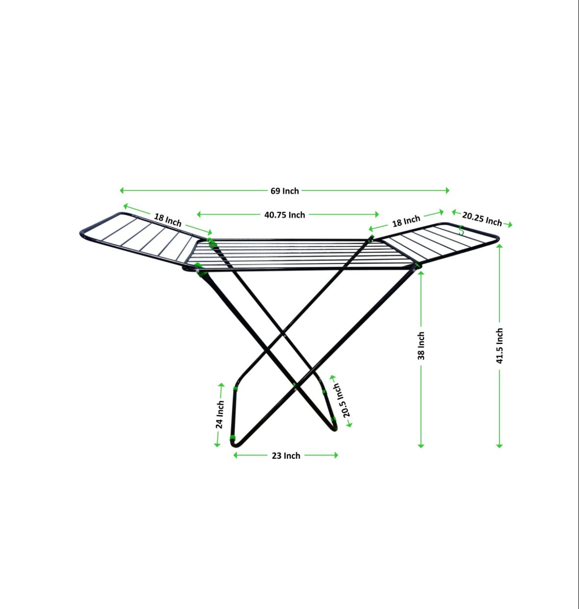 Folding cloth dryer stand
