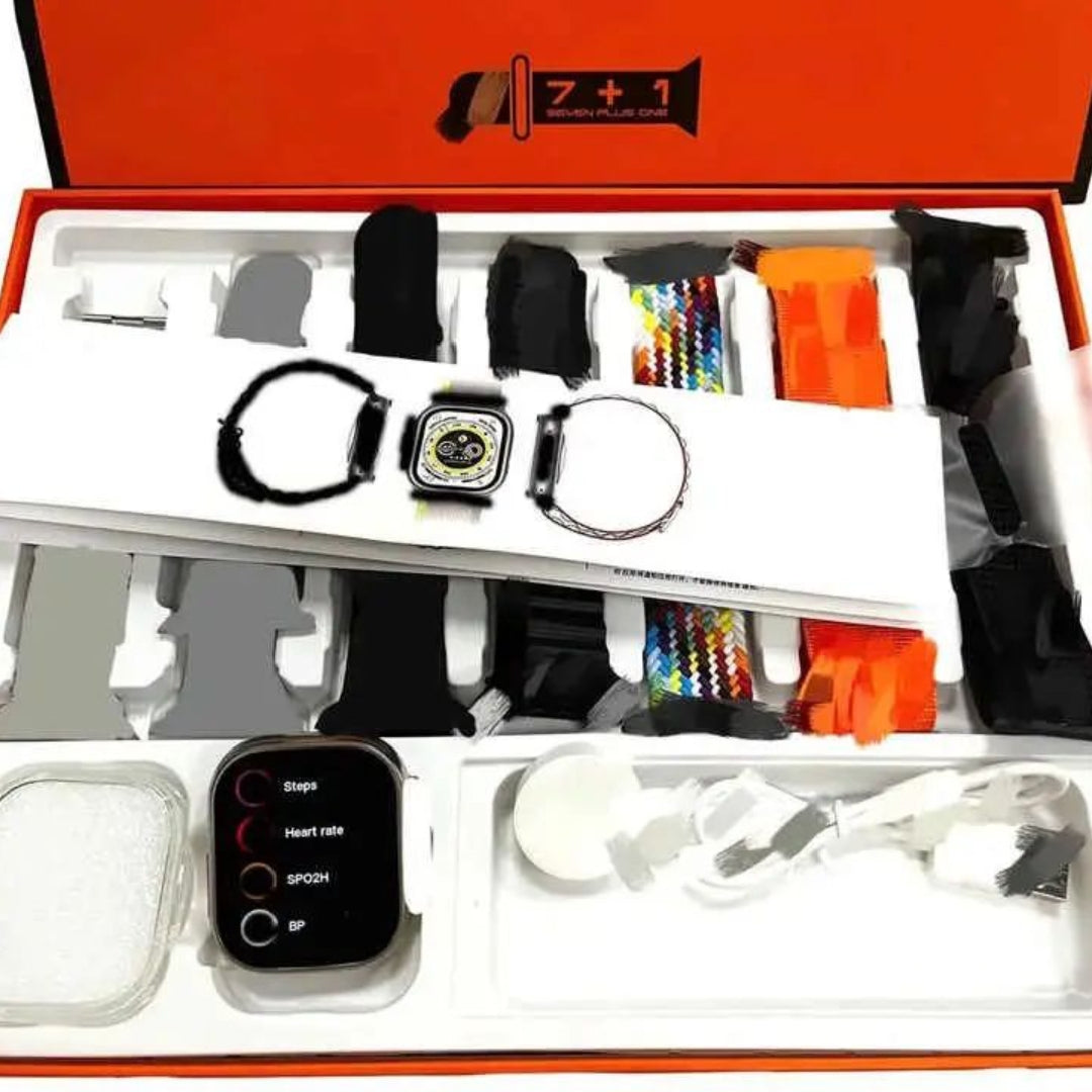 DT900 Ultra,7in 1 Ultra With Earbuds ,High Quality All smart watch