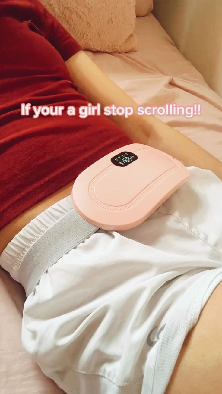 Rechargeable heating belt for period relief