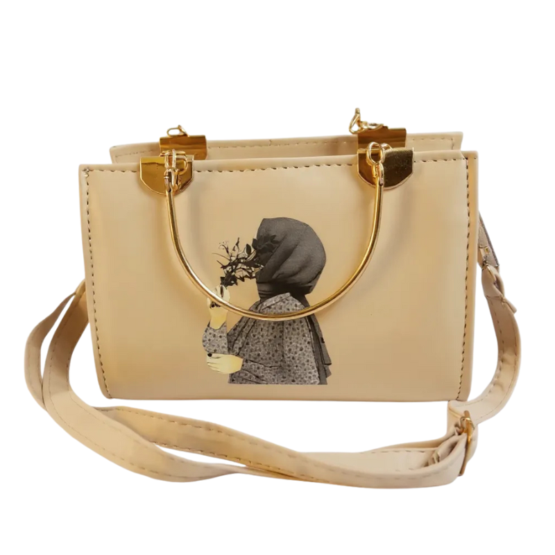 Hijabi print  handbag for girls