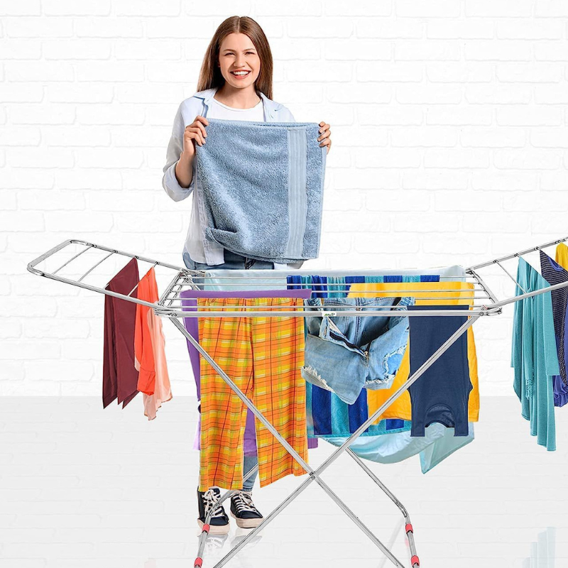 Folding cloth dryer stand